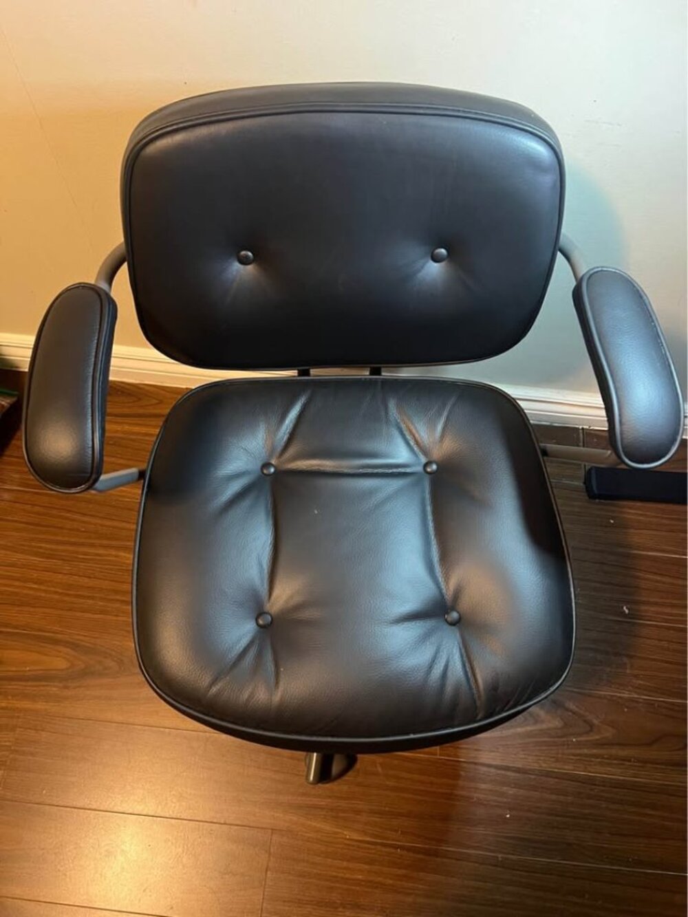 Negotiable - Ikea Alefjall Black Leather Office Chair